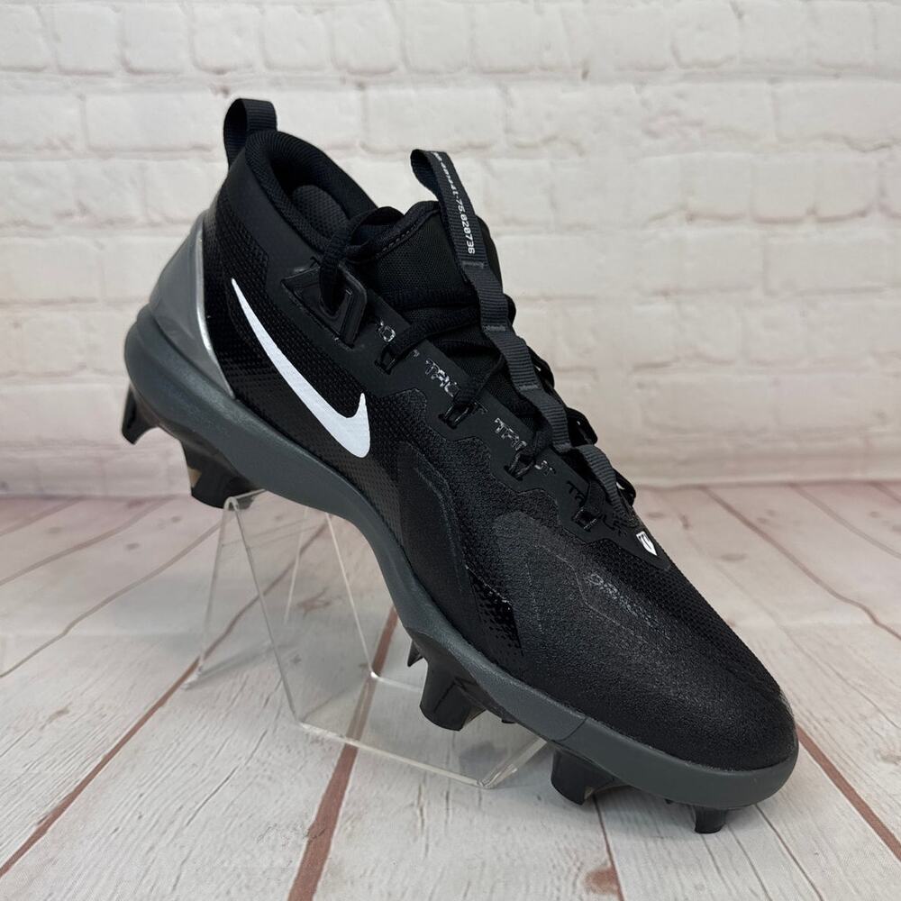 Nike Force Trout 9 Elite MCS Black Baseball Cleats Mens Size 12 (FZ0884-001) - Picture 2 of 11